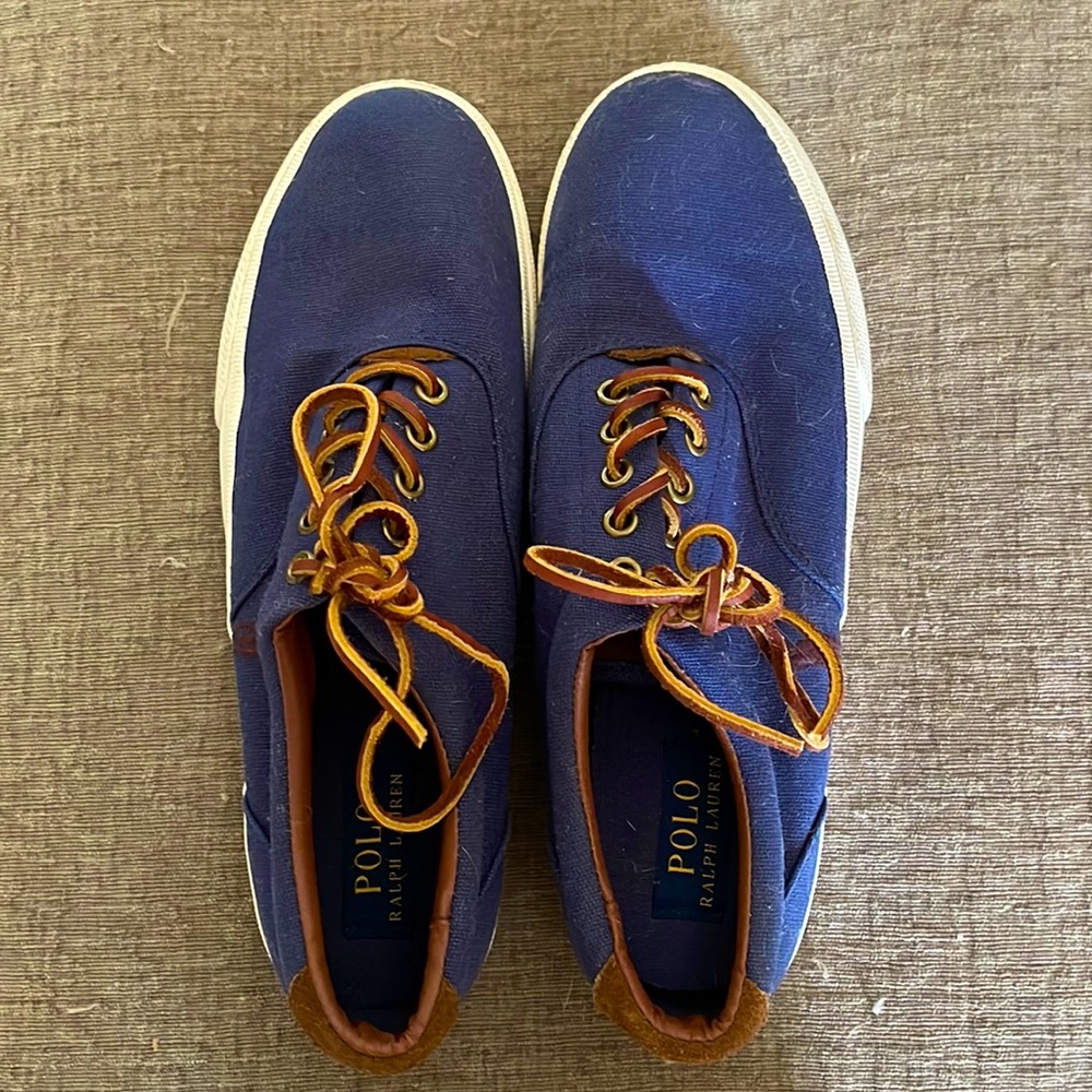 Like New Men’s/Boys Ralph Lauren Vaughn Loafers Sz 9
